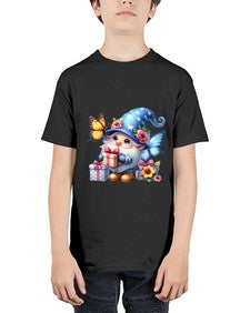 gnome with butterfly 03# - gnome - Youth Tee Unisex