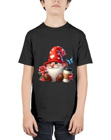 gnome with butterfly 12# - gnome - Youth Tee Unisex