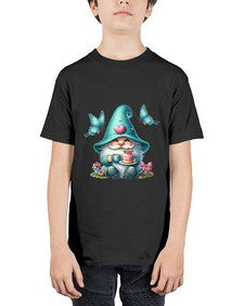 gnome with butterfly 14# - gnome - Youth Tee Unisex
