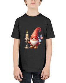 gnome with butterfly 16# - gnome - Youth Tee Unisex