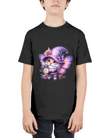 gnome with butterfly 18# - gnome - Youth Tee Unisex
