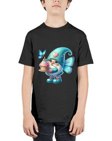 gnome with butterfly 20# - gnome - Youth Tee Unisex