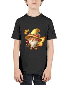 gnome with butterfly 27# - gnome - Youth Tee Unisex