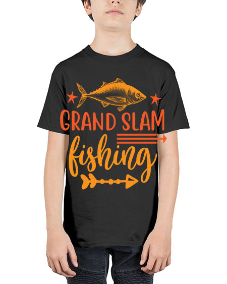 grand salm fishing 12# - shark-fish - Youth Tee Unisex