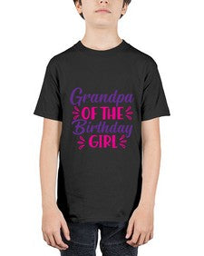 grandpa of the birthday girl 146# - unicorn - Youth Tee Unisex