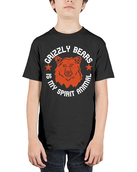grizzly bears is my spirit animal 135# - bears - animals - Youth Tee Unisex