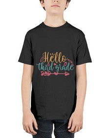 hello third grade 342# - third grade - Youth Tee Unisex