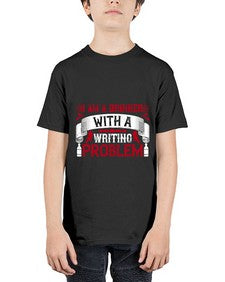 i am a drinker with a writing problem 197# - drinking - Youth Tee Unisex