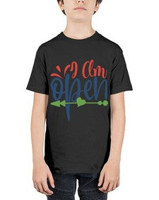 i am open Style 100# - motivation - Youth Tee Unisex