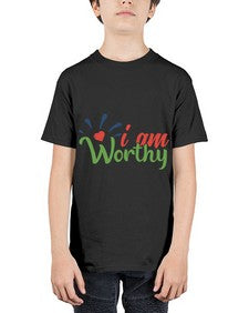 i am worthy Style 97# - motivation - Youth Tee Unisex