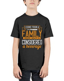 i come from a family where gravy is considered a beverage 202# - cooking - Youth Tee Unisex