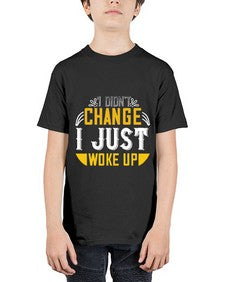 i didnt change ijust woke up 1089# - vegan - Youth Tee Unisex