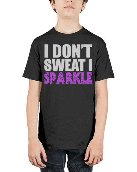 i dont sweat i sparkle cheer - cheer - Youth Tee Unisex