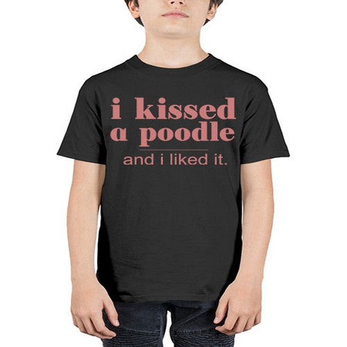 i kissed a poodle and i liked it - dogs - Youth Tee Unisex