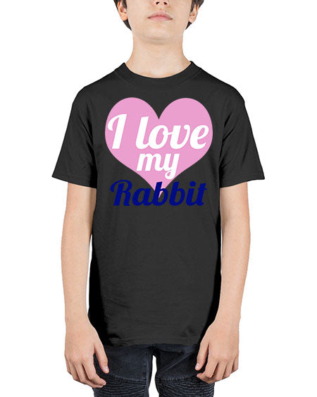 i love my rabbit - rabbit - Youth Tee Unisex