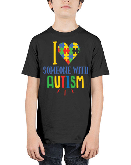 i love someone with autism Style 21# - autism - Youth Tee Unisex