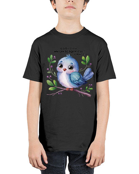 if god is for us who can be against us 47# - birds - Youth Tee Unisex