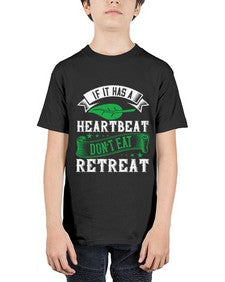 if it has a heartbeat 1180# - vegan - Youth Tee Unisex