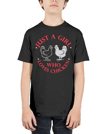 just a girl who loves chicken Style 3# - chicken - Youth Tee Unisex
