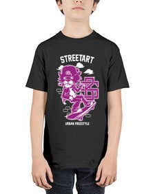 lets skate 724# - art pop art - Youth Tee Unisex