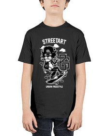 lets skate 726# - art pop art - Youth Tee Unisex