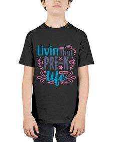 livin that pre k life 498# - prek headstart - Youth Tee Unisex