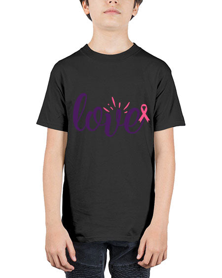 love Style 7# - breast cancer - Youth Tee Unisex