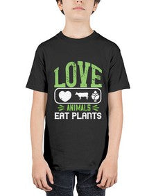 love animals eat plants 321# - vegan - Youth Tee Unisex