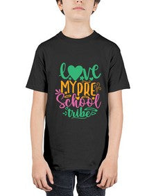 love my pre school tribe 521# - prek headstart - Youth Tee Unisex