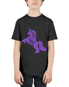 make your own magic colored 283# - unicorn - Youth Tee Unisex