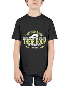 most people have no idea how good their body is designed to feel  457# - yoga - Youth Tee Unisex