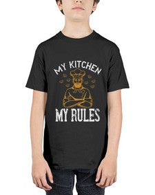 my kitchen my rules 353# - cooking - Youth Tee Unisex