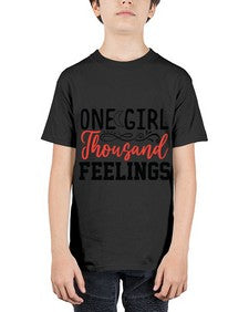 one girl thousand feelings 337# - unicorn - Youth Tee Unisex
