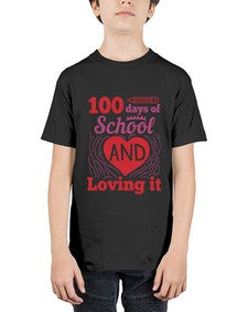 one hundred days of school and loving it 571# - one hundred days - Youth Tee Unisex