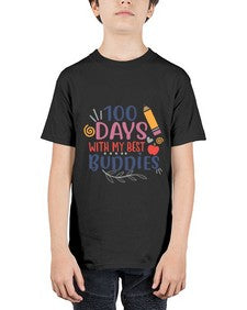one hundred days with my best buddies 586# - one hundred days - Youth Tee Unisex