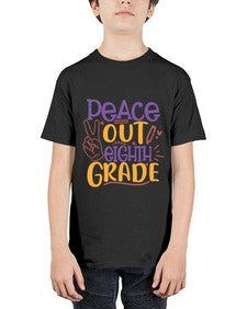 peace out eighth grade 616# - eighth grade - Youth Tee Unisex