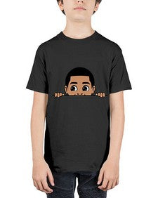 peekaboo boy 17# - black boys or men - Youth Tee Unisex