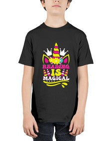 reading is magical 366# - unicorn - Youth Tee Unisex