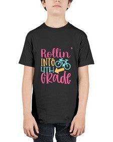 rollin into fourth grade 777# - fourth grade - Youth Tee Unisex