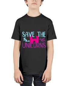 save the unicorns 390# - unicorn - Youth Tee Unisex
