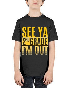 see ya second grade im out 843# - second grade - Youth Tee Unisex