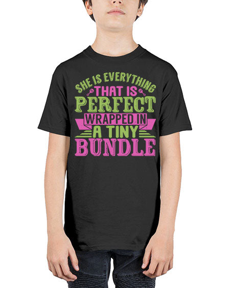 she is everything that is perfect Style 202# - baby - Youth Tee Unisex