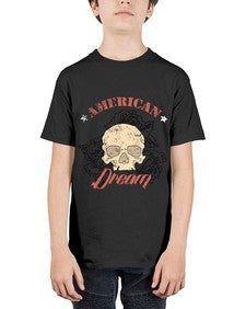 skullrose 1070# - skull and bones - Youth Tee Unisex