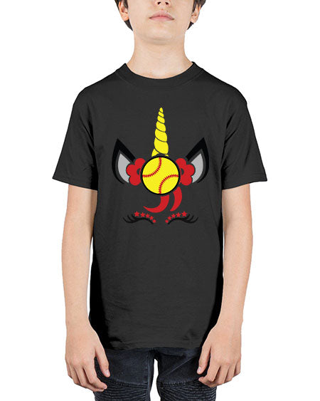 softball unicorn 401# - softball - Youth Tee Unisex