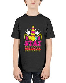stay magical 425# - unicorn - Youth Tee Unisex