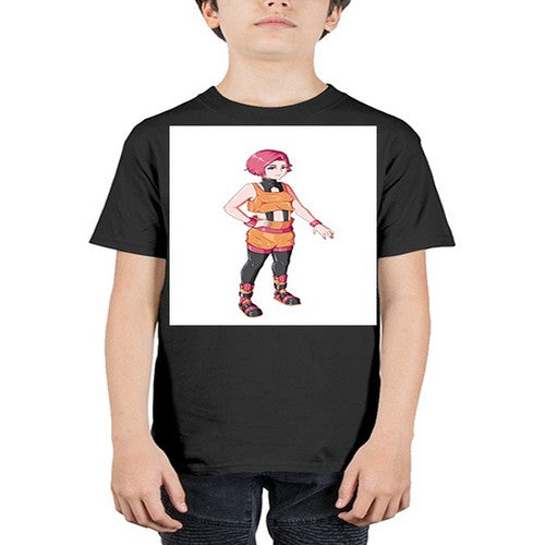 street girl wear orange outfit16# - anime - Youth Tee Unisex