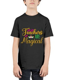 teachers are magical 430# - unicorn - Youth Tee Unisex