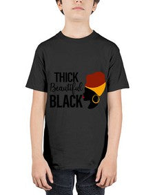thick beautiful black Style 4# - black girls or women - Youth Tee Unisex