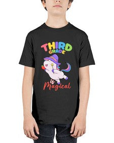 third Grade is Magical Unicorn 962# - third grade - Youth Tee Unisex