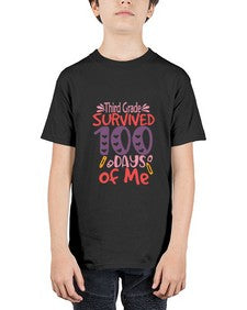 thirdgrade survived one hundred days of me 980# - third grade - Youth Tee Unisex